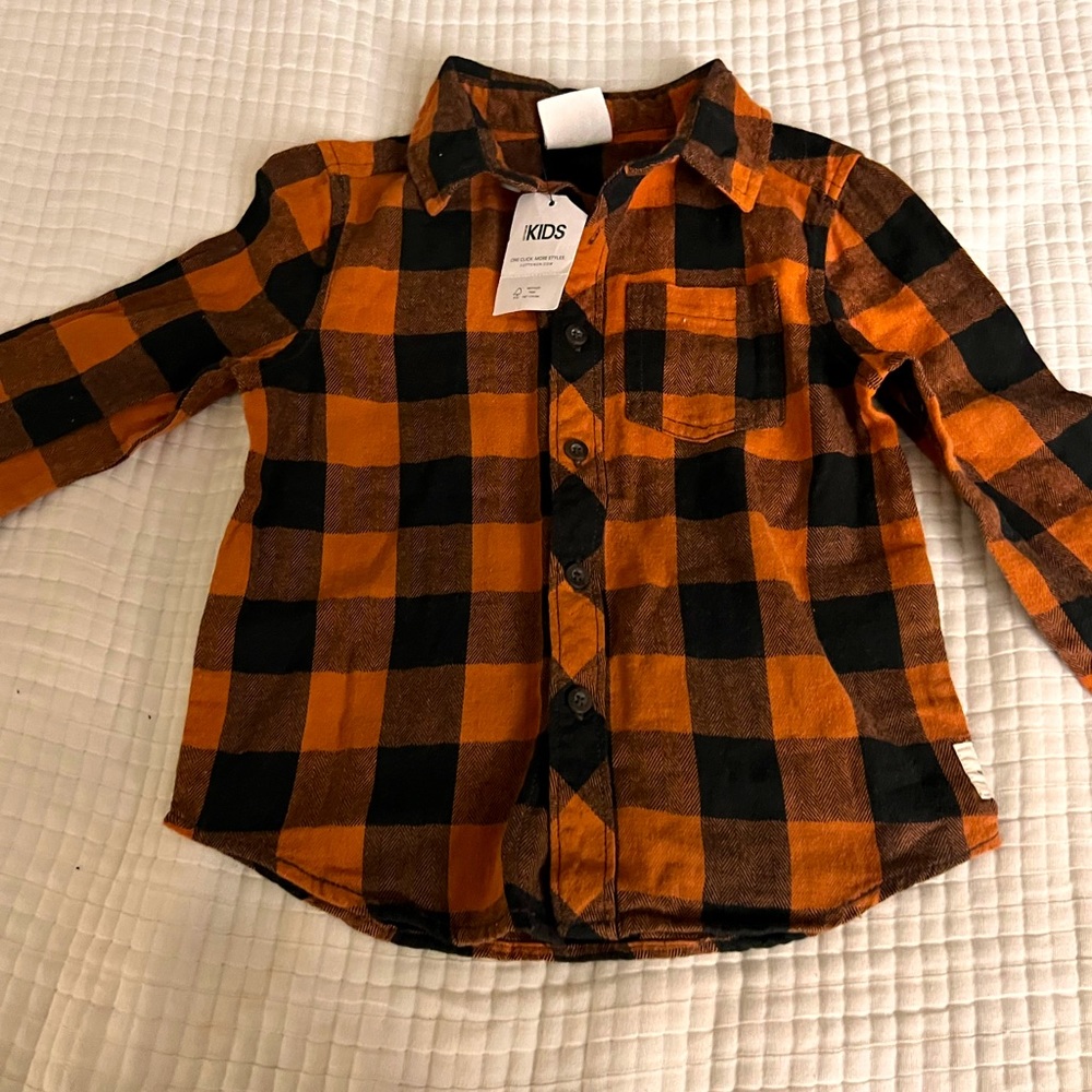 Cotton on kids Flannel shirt